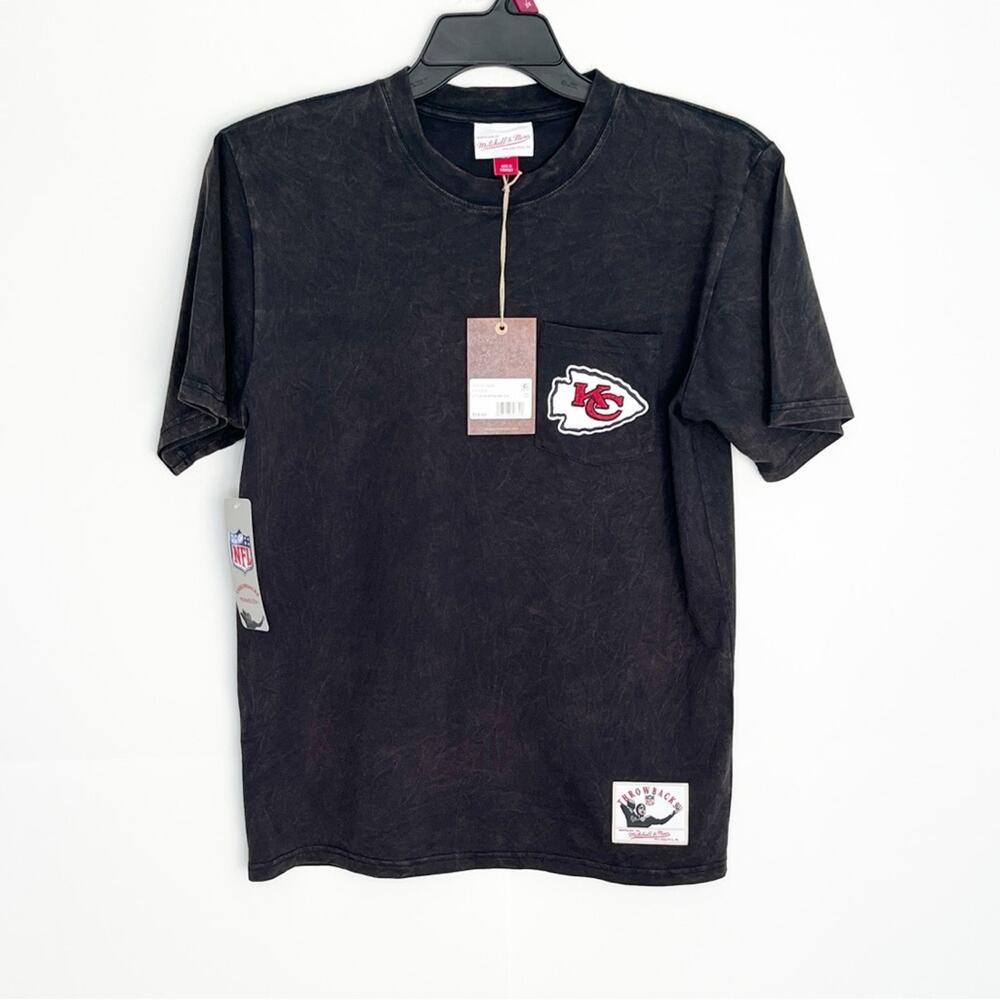 Mitchell & Ness Kids NFL Kansas City Chiefs Short Sleeve T Shirt Size XL
